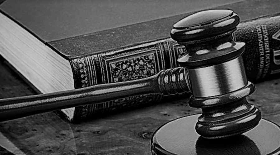 Gavel next to book on table
