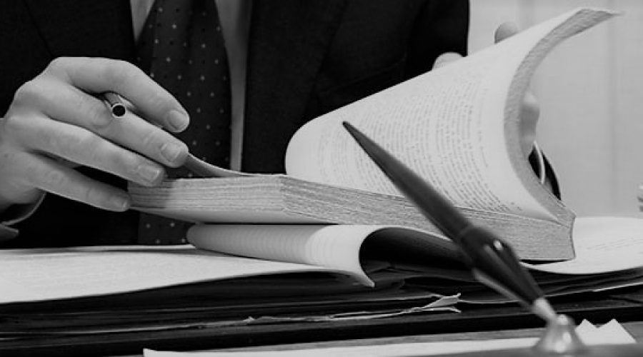 lawyer reading